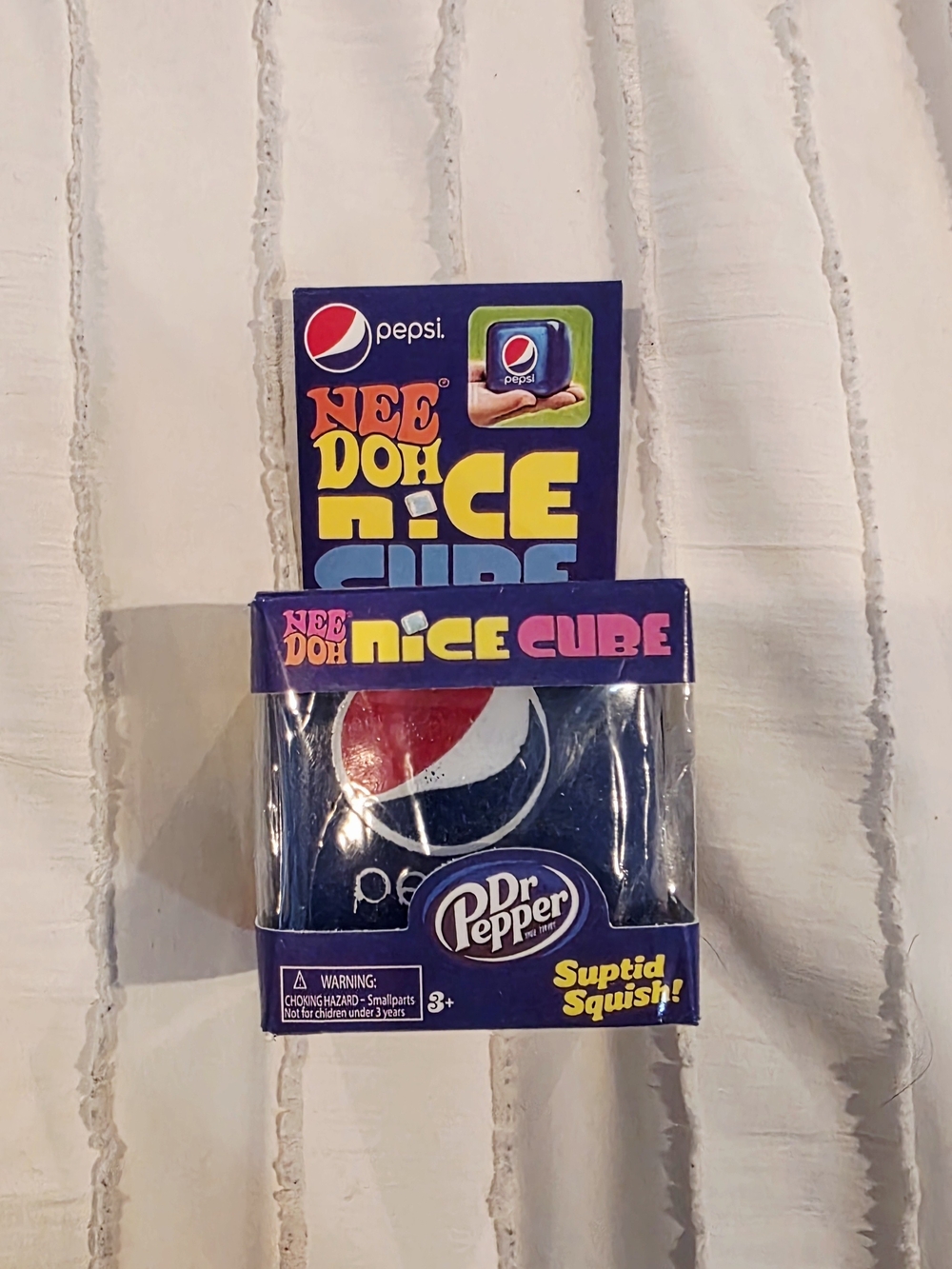 Pepsi Needoh Nice Cube Suptid Squish Stress Relief Fidget Squeeze Toy